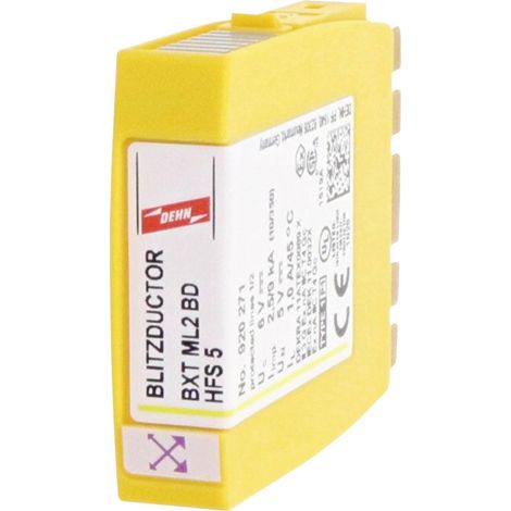 módulo de protección contra sobretensiones Dehn bxt ml2 bd hfs 5 instalación fácil