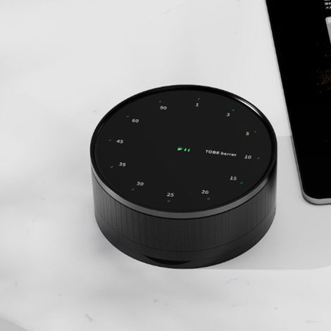 Minuteur Électronique avec Magnet pour Cuisine et Études Noir - Minuteur LCD Rotatif Indicateur Lumineux et Sonore, Batteries 2x3A, Timing Précis (1/5)