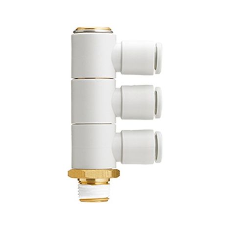 Raccord coudé SMC KQ2VT vers R 1/2 12 mm ( Prix pour Sachet de 5 )