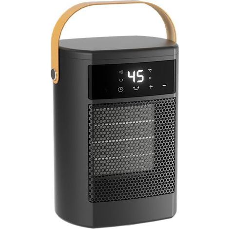 Chauffage d'appoint, 1500W PTC, 3 Modes Chauffants, Protection Anti-Surchauffe et Chute, Oscillant à 70° ECO Radiateur Electrique, Portable et Silencieux pour Maison, Bureau (1/5)