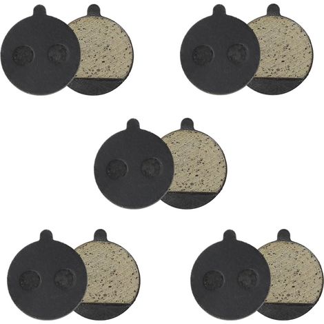 5 paires de plaquettes de frein pour vélo, patins de frein V-Brake en résine semi-métallique. (1/4)