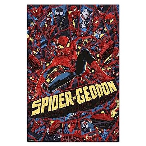 Poster di Erik del Gruppo Marvel Spider-Man, Spider Geddon 0 - Carta decorativa/Poster di Spider-Man - Prodotto con licenza ufficiale (1/2)