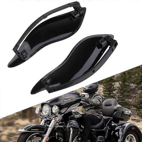 Déflecteur d'air latéral de carénage fumé réglable pour pare-brise de moto Harley Touring Electra Street Tri Glide CVO 14-22 (1/5)
