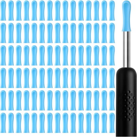 Cabezal de limpieza de oídos de silicona de 90 piezas para la eliminación de cerumen accesorio de cuchara para oídos para la eliminación de cerumen puntas de repuesto para la eliminación de cerumen pu (1/5)