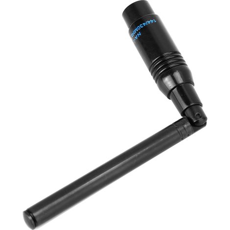 Antenne télescopique double bande VHF/UHF SMA mâle pour radios Kenwood Baofeng UV-5X et UV-6R (1/5)