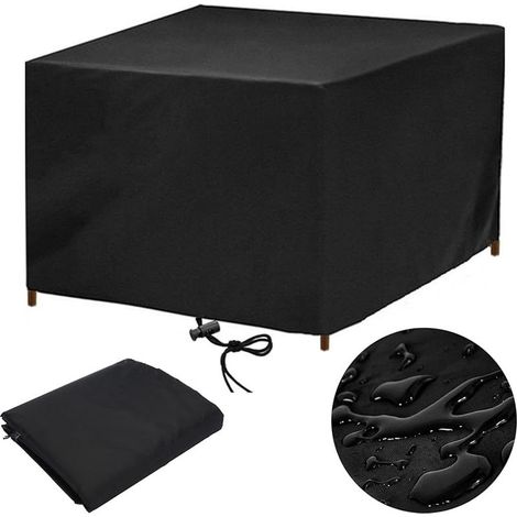 CYRILL – Copertura per tavolo da giardino 65x65 Copertura per mobili da giardino da esterno Copertura impermeabile per mobili da giardino Copertura per tavolo da esterno Copertura protettiva per mobil (1/5)