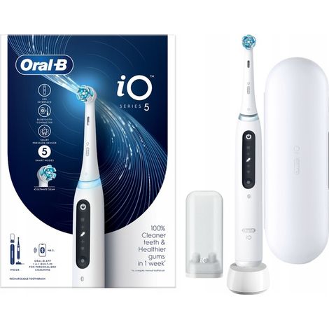 Spazzolino magnetico Oral-B iO5 bianco