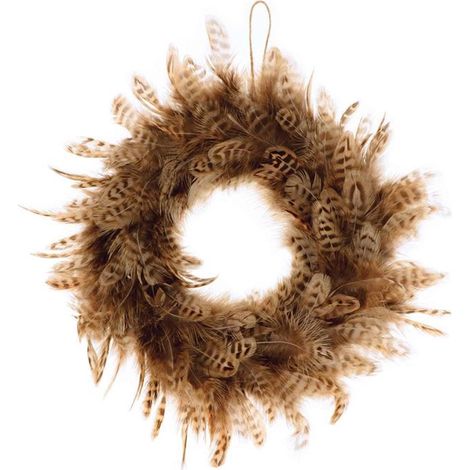 Couronne de plumes tigrées 28 cm (1/3)