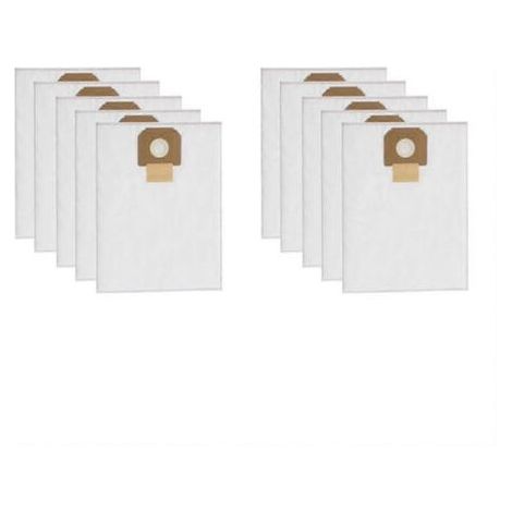 Lot de 10 sacs à poussière de rechange pour aspirateurs Bosch GAS 35 série 2607432037 - Pièces détachées pour le nettoyage de la maison (1/5)