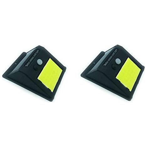 TEMPO DI SALDI Coppia Di Faretti Da Esterno Crepuscolare Ad Energia Solare Con 48 Led E Sensore (1/4)