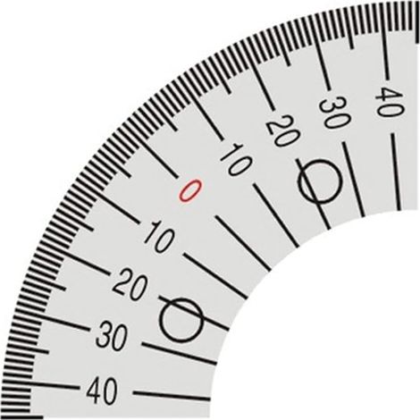 Règle à 45 degrés Outils de mesure Pied coulisse Petit rapporteur (1/5)