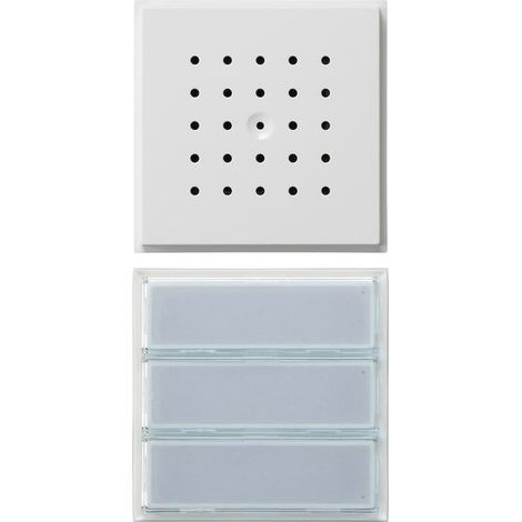 Gira Postazione esterna 3f UP Gira TX44 (WG UP) Bianco puro [126166], 1261 66