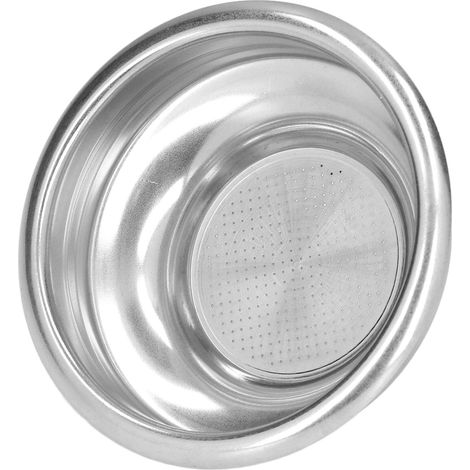 Filtre à café 58 mm, bol poreux universel en acier inoxydable pour machine à café semi-automatique (1 tasse). (1/5)