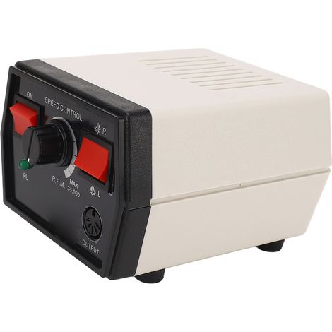 Polisseuse à micromoteur 35 000 tr/min, vitesse variable, sens horaire/antihoraire, commande manuelle par pédale, prise européenne 220 V (1/5)