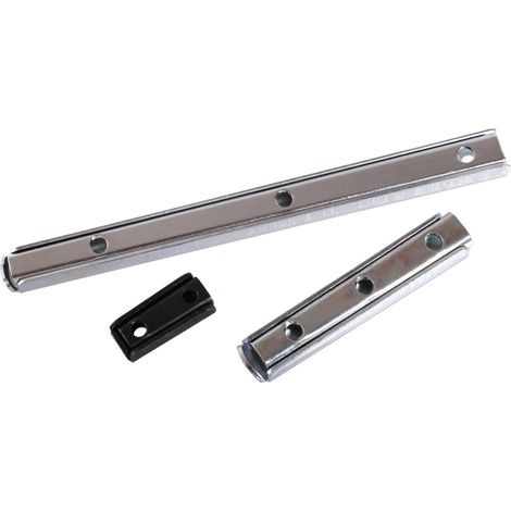 Möbelverbinder Metallverbinder Couchverbinder Bettverbinder Stahl Verbinder 76 x 16 mm (1/3)