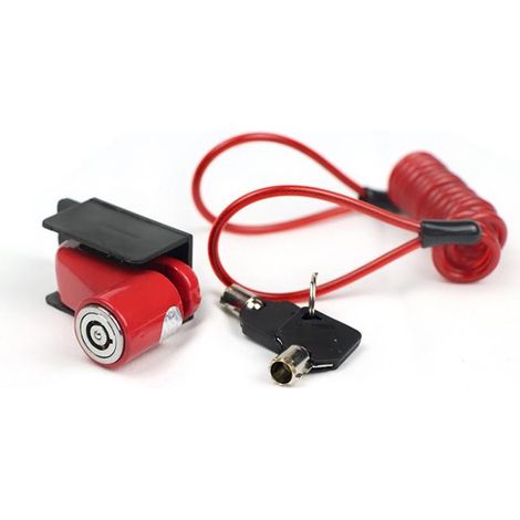 New Majestic Lucchetto Antifurto Blocco Ruota Monopattino e Bicicletta