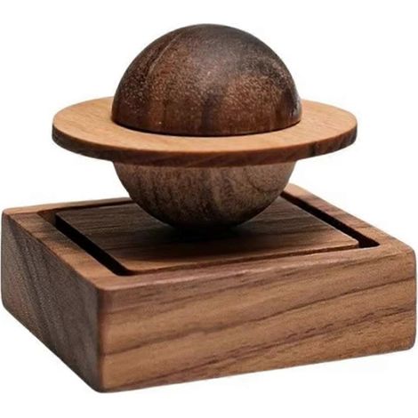 Diffuseur de parfum en bois sans huile essentielle, en forme de Jupiter, pour la décoration intérieure et l'air frais. Cadeau idéal pour un ami ou une étudiante. (1/5)