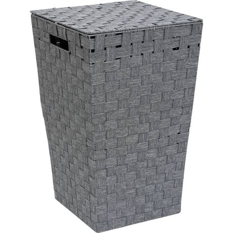 Panier à Linge "Lise" 50L Gris (1/3)