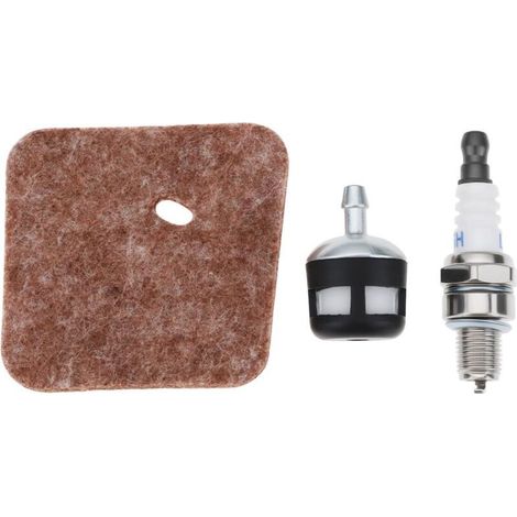 Kit D Entretien Pour Taille-Haie - Filtre À Air En Laine - Bougie D Allumage - Filtre À Carburant - Compatible Avec Moteur 2-MIX - 1 Pièce (1/5)