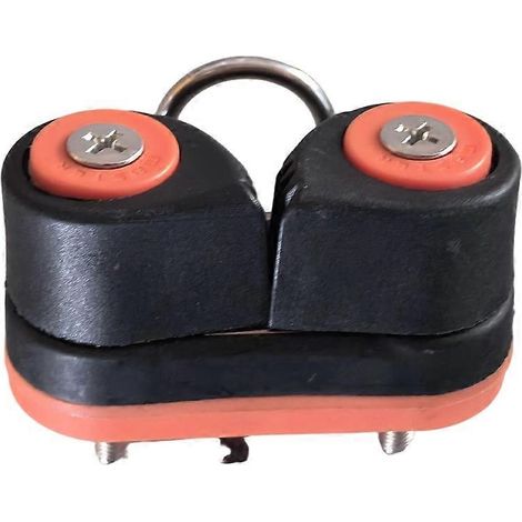 Mousqueton à billes pratique pour corde en nylon avec anneau de guidage pour une mise à l'eau rapide des kayaks. Bollard d'amarrage à came. Accastillage. Bollard d'amarrage. (1/5)