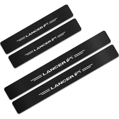 Autocollants de seuil de porte (pour Lancer Ex) pour Mitsubishi Lancer,Pajero,ASX,Galant,Colt,Outlander,Ralliart Competition,Delica,Evolution X (1/3)