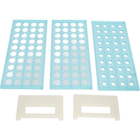 Support mural 40 bouteilles - Rangement vertical DIY pour flacons à spray - Présentoir acrylique facile à installer (1/5)