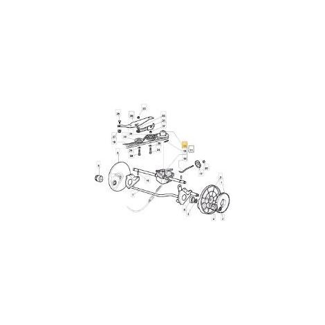 PULEGGIA RIDUTTORE GR.TRAZIONE GT4S (RI ORIGINALE STIGA - 122601925/0