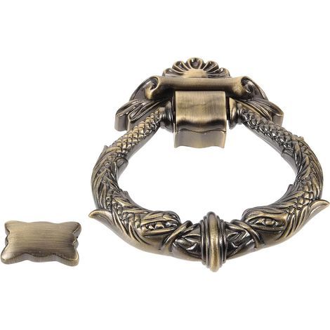 Decorative Delicate Knocker Surface Vintage Design Places Smooth Alloy (1/5)