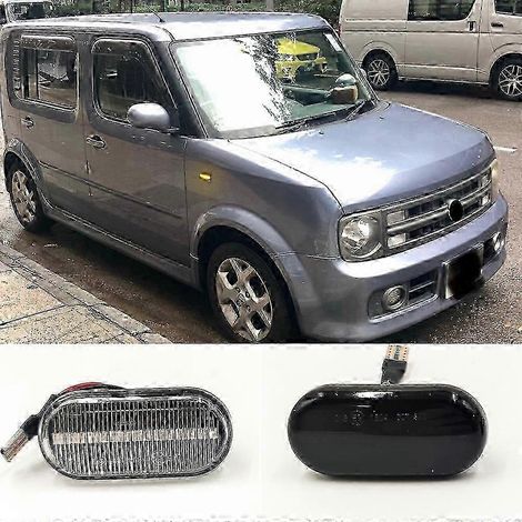 luces intermitentes LED dinámicas laterales para Nissan Tiida C11 Note E11 NE11 Micra K12 NP300 Navara D40 Qashqai J10 Edition 0618 (1/4)