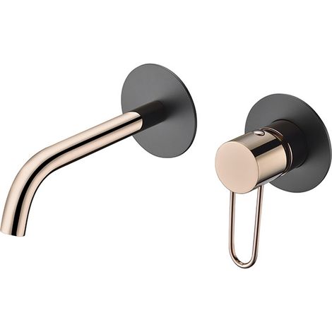 Einhebel-Einbauwaschtisch Milos Black Gold Rose [GLI019/NOR] (1/3)