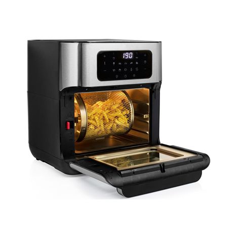 Friteuse sans huile 10 L – Puissance 1500 W – Noir/Inox – Technologie Aerofryer pour cuisson saine – Princess