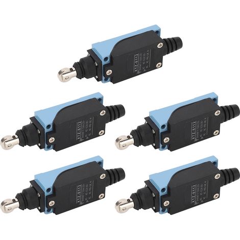 IP66 Rollenhebel-Endschalter, 5 Stück, Doppelfedermechanismus, Momentkontakt, 250V 380V, robust und wasserdicht. (1/5)