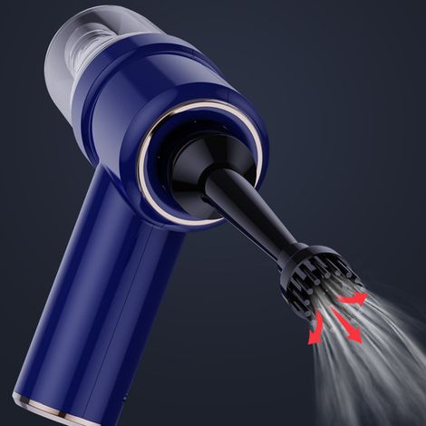 Aspirateur de voiture, puissance d'aspiration élevée, double usage pour la maison et la voiture, chargement sans fil, aspirateur portatif (1/5)