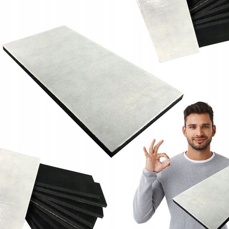 Selbstklebende Gummipuffer 100x50x1 10 Stück Abstandshalter Stoßdämpfer Schalldämmung (1/5)
