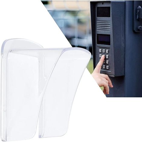 Jiajia AI, Visière Sonnette Protection Sonnette Exterieur Pluie Cache pour pour jardin, terrasse et extérieur (1/5)