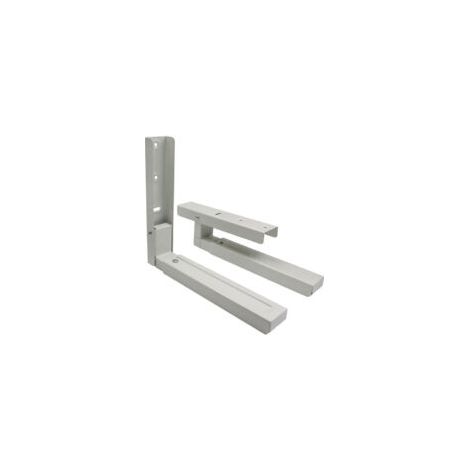 2 Pièces Support Mural Pour Micro Ondes, Supports Micro Ondes, Universel Support pour Four à Micro Ondes, Comprend 6 Vis, Utilisé pour Soutenir les Fours à Micro Ondes (Blanc) (1/4)