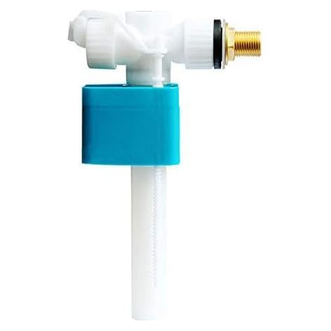 Valve d'entrée latérale de WC, raccords de chasse d'eau G1/2 réglables flotteurs pour robinet de remplissage de salle de bain pièces de rechange (1/4)