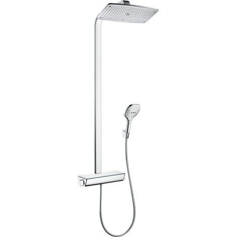 Hansgrohe Raindance Select E - Conjunto de ducha Showerpipe 360 con termostato, EcoSmart 9 l/min, cromo 27286000 (1/3)