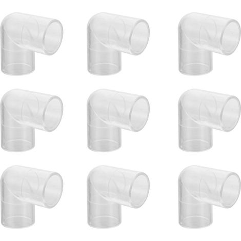 Raccord coudé pour tuyau de vidange d'aquarium permettant de connecter 10 pièces en plastique. (1/5)