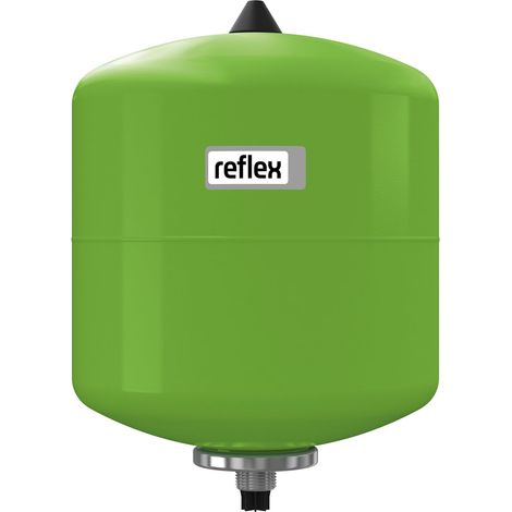 Reflex Refix DD 25, Vaso de expansión de membrana con flujo continuo, verde, 10/4 bar, 7308400