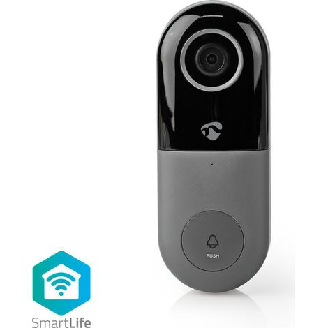 Vidéophone SmartLife avec capteur de mouvement par wifi, alimenté parpile - NEDIS - (1/5)