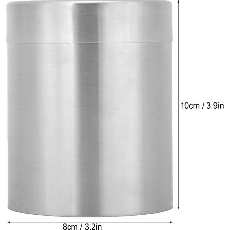 400-ml-Metallbehälter zur Aufbewahrung von Tee und Kaffee – Dose für Küche und Haushalt – wasserdicht und feuchtigkeitsbeständig (1/5)