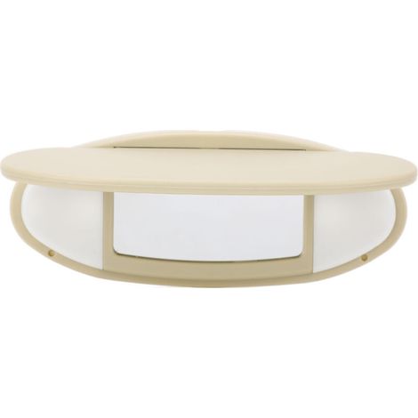 Front-Sonnenblende mit Kosmetikspiegel, blendfrei, sicherer Fahrkomfort, Ersatzteil für R55, R56, R60 (2007–2014), Beige-Crezuo