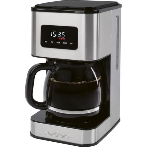 Machine à café 1,5L 900W Acier inoxydable Proficook PC-KA1299-Inox (1/5)