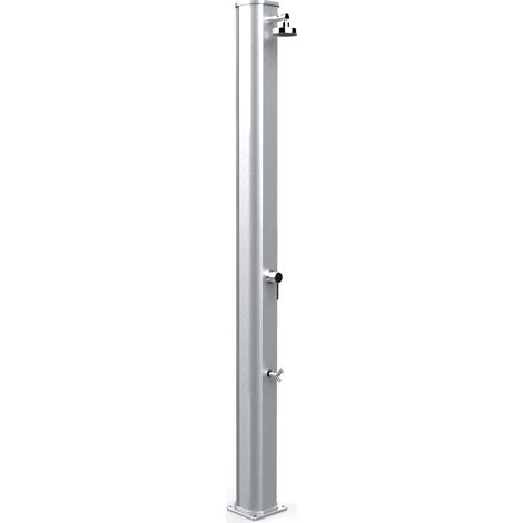 Doccia Solare da Giardino 40L Miscelatore e Lavapiedi Arkema Big Jolly Inox Paint (1/5)