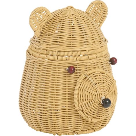 Panier Enfant Ours "Napoleon" 30cm Naturel