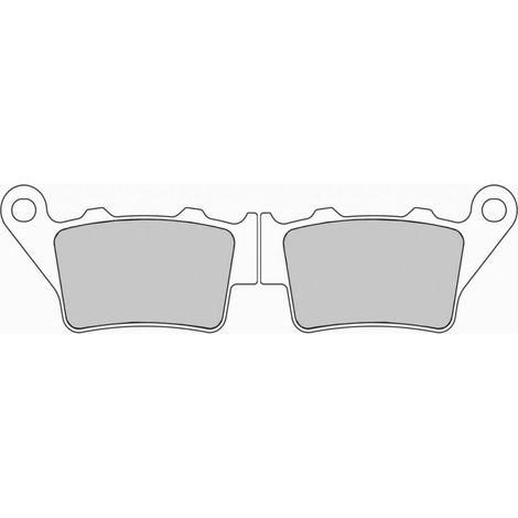 Plaquette de frein Ferodo pour Moto Aprilia 650 Pegaso 2001 à (1/2)