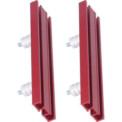 Lot de 4 serre-joints de menuisier avec butées de positionnement 19,8 mm pour établi (1/5)