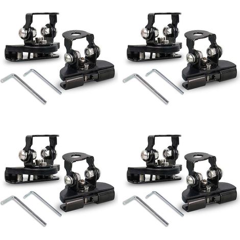 Support de fixation universel pour bande LED, support réglable pour montant de capot, ensemble de 8 fixations pour projecteurs de travail LED (1/5)
