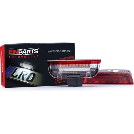 Luz LED para puerta, luz LED blanca/roja para Porsche Cayenne, Seat Alhambra, Skoda Superb, VW Eos, Golf, Jetta, Passat, Sharan (1/5)